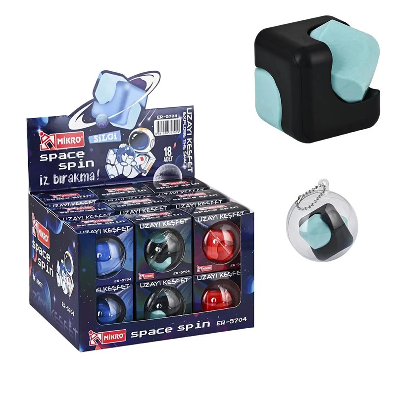 MİKRO SİLGİ ER-5704 SPACE SPIN 18 Lİ KUTU