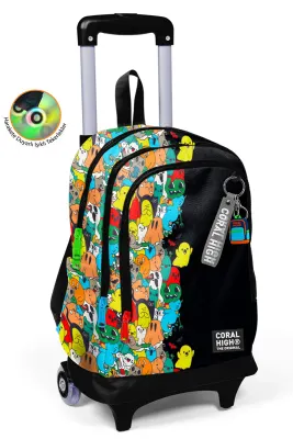 CORAL HIGH SIRT ÇANTA ÇEKÇEKLİ IŞIKLI TEKERLEK 23974