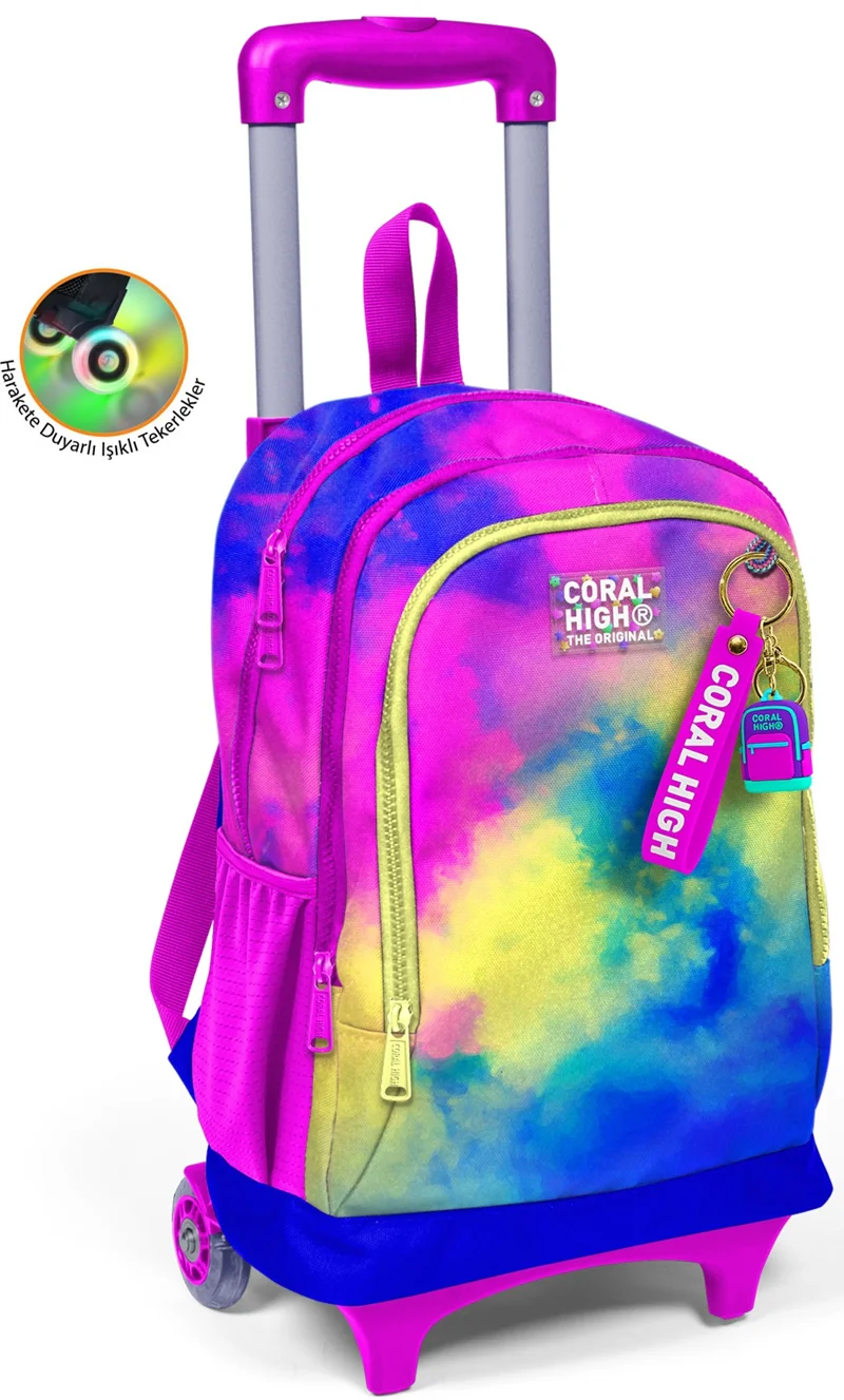 CORAL HIGH SIRT ÇANTA ÇEKÇEKLİ IŞIKLI TEKERLEK 23957