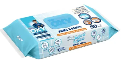 MR.OXY YÜZEY TEMİZLİK HAVLUSU SİHİRLİ BEZ 50 Lİ KİREÇ &amp; BANYO