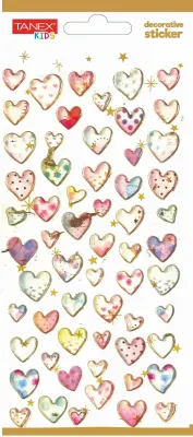 TANEX ETİKET DECORATİVE STICKER-11 PUFFY 5 ADET TNX-5010