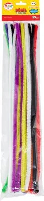 MİLEO ŞÖNİL 6MM X 30CM PASTEL RENKLER 25'Lİ PK 1821