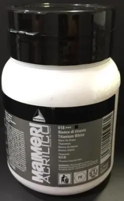 MAIMERI AKRİLİK BOYA ACRILICO SERİSİ 500 ML TITANIUM WHITE 934018