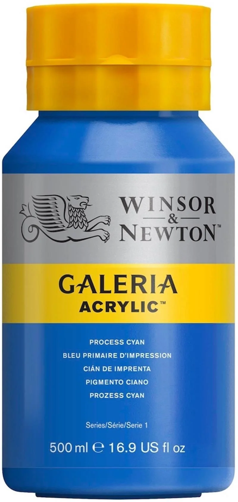 W&amp;N AKRİLİK BOYA GALERIA 500 ML PROCESS CYAN 535 WN-2150535