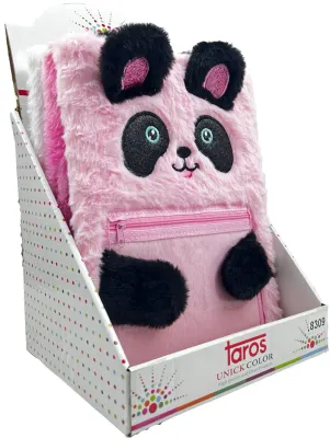 UNICK COLOR PELUŞ DEFTER A4 PANDA CEPLİ 8309