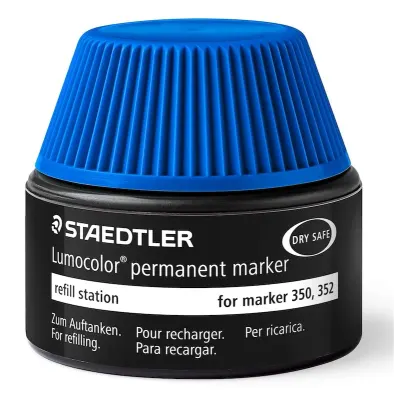 STAEDTLER PERMANENT MARKÖR  MÜREKKEBİ LUMOCOLOR MAVİ 488 50-3
