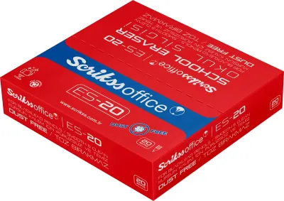 SCRIKSS OFFICE SİLGİ ES-20 OKUL 20 Lİ KUTU