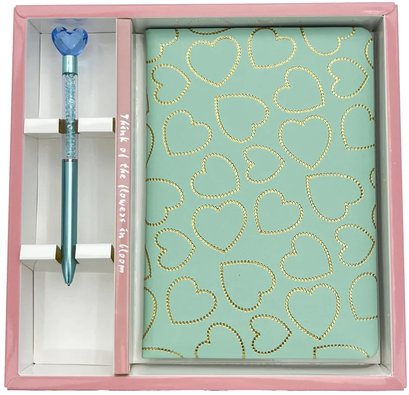 UNICK COLOR HATIRA DEFTERİ ELEGANS KALPLİ LOVE KALEMLİ 8343