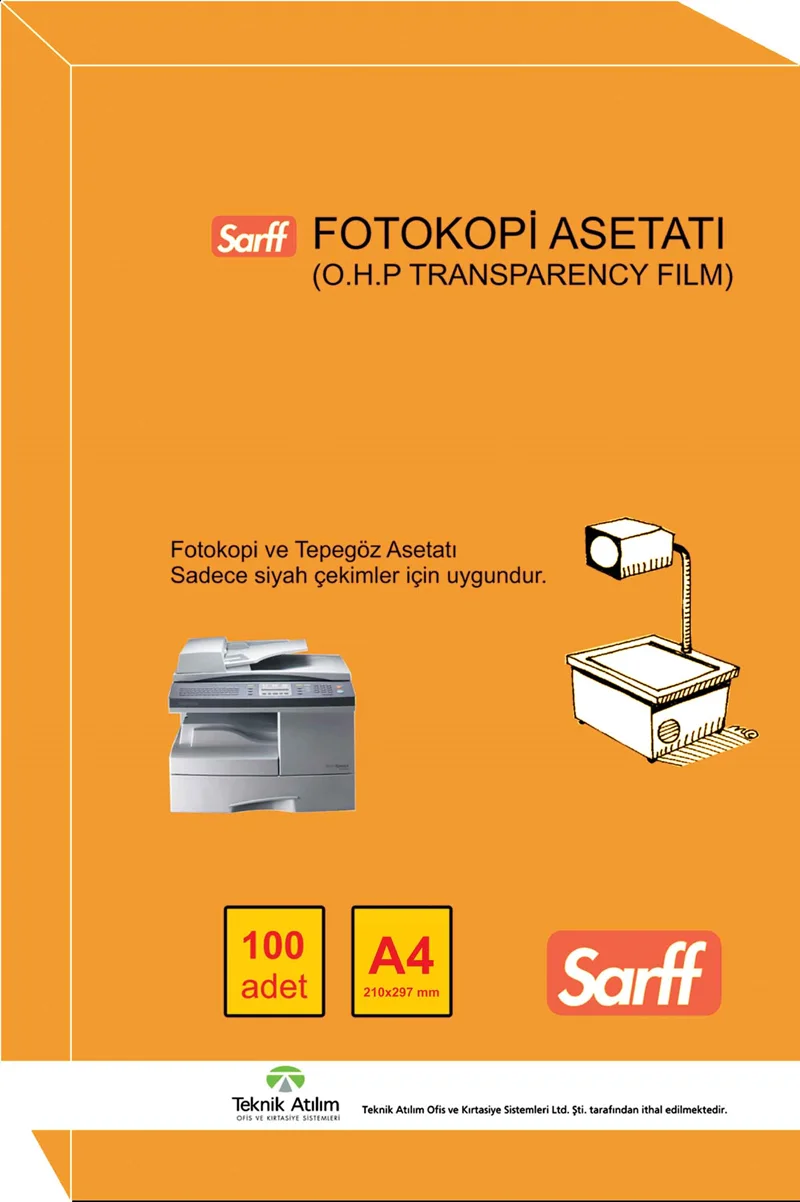 SARFF FOTOKOPİ ASETATI A3 100 LÜ 15330090
