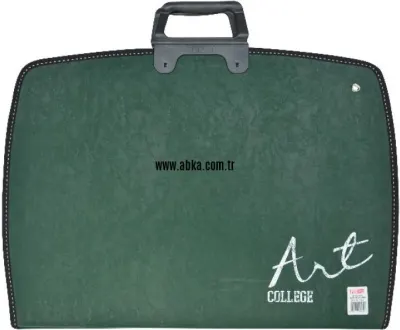 ABKA PROJE ÇANTASI ART COLLEGE 28x38 CM RENKLİ YEŞİL 1.04.01.008