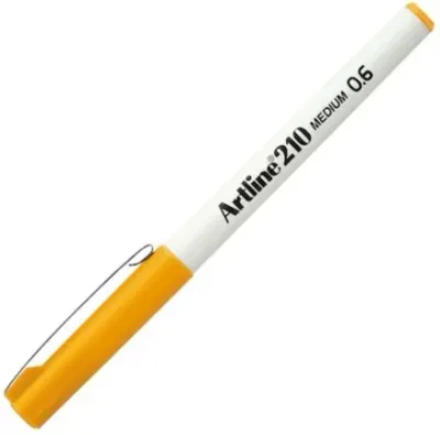 ARTLINE KEÇE UÇLU YAZI KALEMİ 210N 0.6 SARI A-EK-210N YELLO