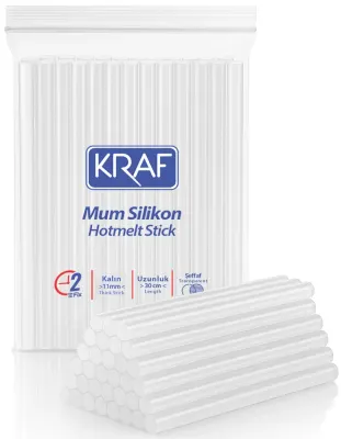 KRAF SİLİKON ŞEFFAF 30cm KALIN 1 KG 4011
