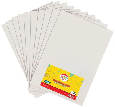 MİLEO MAKET KARTONU - 2MM - 50 X 70 - 10'LU- BEYAZ 1730