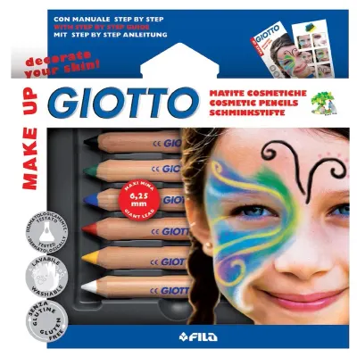 GIOTTO YÜZ BOYASI MAKE UP KLASIK RENK 6 LI 470200