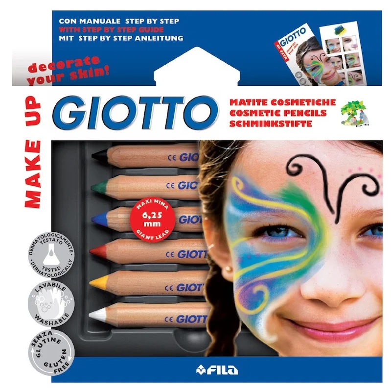 GIOTTO YÜZ BOYASI MAKE UP KLASIK RENK 6 LI 470200