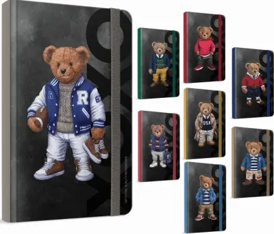GIPTA DEFTER XOXO 13x21 DİKİŞLİ SERT KAPAK 120 YP ÇİZGİLİ 7466