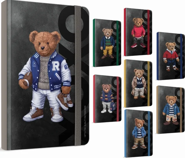 GIPTA DEFTER XOXO 13x21 DİKİŞLİ SERT KAPAK 120 YP ÇİZGİLİ 7466