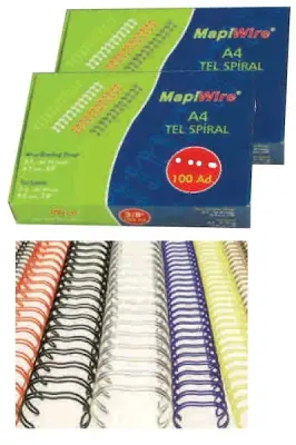 MAPİ SPİRAL TEL 3:1 9/16 GÜMÜŞ 50Lİ 210 07 19