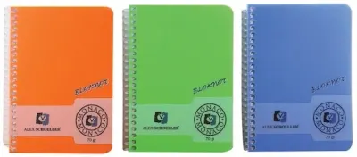 ALEX DEFTER A4 PP KAPAK SPİRALLİ 160 YP KARELİ ALX-935