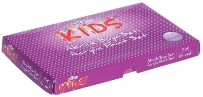 ARTDECO AKRİLİK BOYA SETİ KIDS 7x6 ML (FIRÇA HEDİYELİ) Y-502-S7