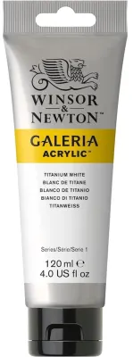 W&amp;N AKRİLİK BOYA GALERIA 120 ML TITANIUM WHITE 644 WN-2131644