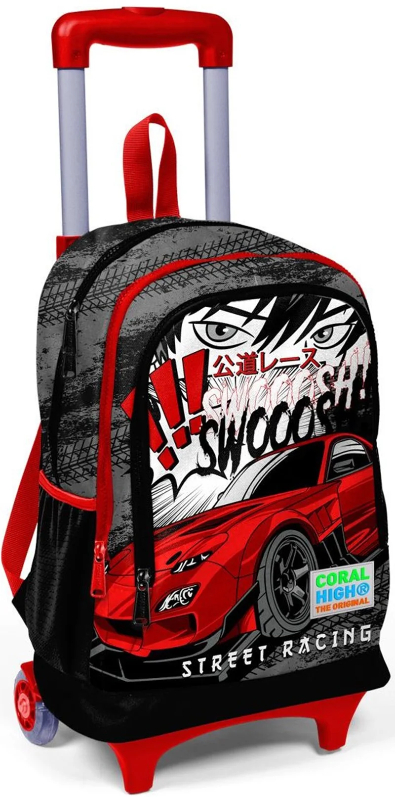 YAYGAN CORAL HIGH ÇEKÇEK SIRT ÇANTA(IŞIKLI TEKERLEK) 23947