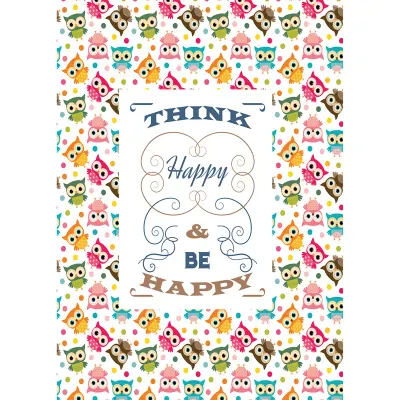 UNICK COLOR DEFTER A4 THINK HAPPY İNCE KAPAK 5059
