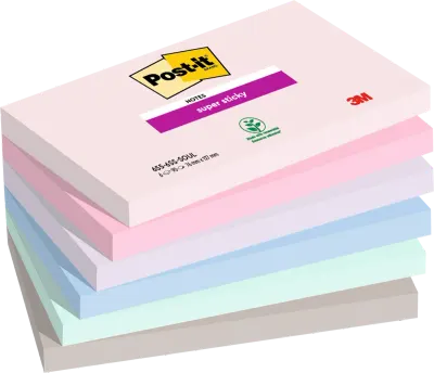 POST-IT YAPIŞKANLI NOT KAĞIDI SS SOULFUL 76x127 90 YP 6 LI PAKET 6556SSSO 550600511200