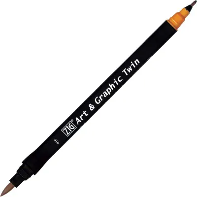 ZIG ART&amp;GRAPHIC TWIN TUT-80 016 LIGHT BROWN