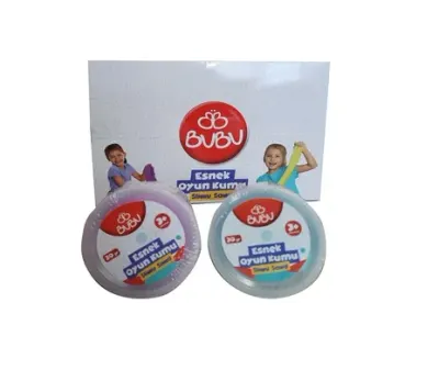 BU-BU ESNEK OYUN KUMU 30 GR12'Lİ BUBU-HAS008