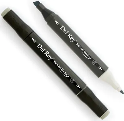 DEL REY GRAFİK MARKÖR TWIN MN-DRCG3 COOL GREY