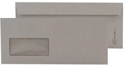 OYAL ZARF DİPLOMAT 10.5x24  90 GR POŞETLİ KRAFT PENCERELİ 25 Lİ 30005913