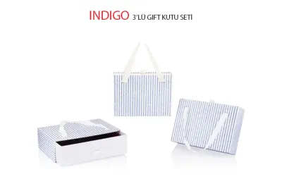 GIPTA KUTU SETİ 3 LÜ GIFT INDIGO BX28370