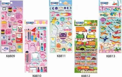 GIPTA STICKER  FOAM 9,5x21 CM ART 1 4-K880900-5001