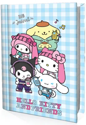 VİCTORİAS JOURNALS HELLO KİTTY VE ARKADAŞLARI 365 GÜN GÜNLÜK 368 SAYFA 80 GR A7 525-1991