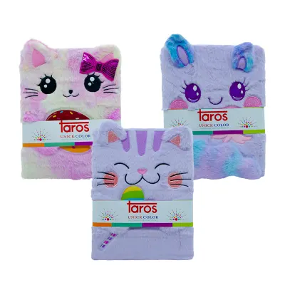 UNICK COLOR HATIRA DEFTERİ LOLİPOP KEDİ PELUŞ A4 8345