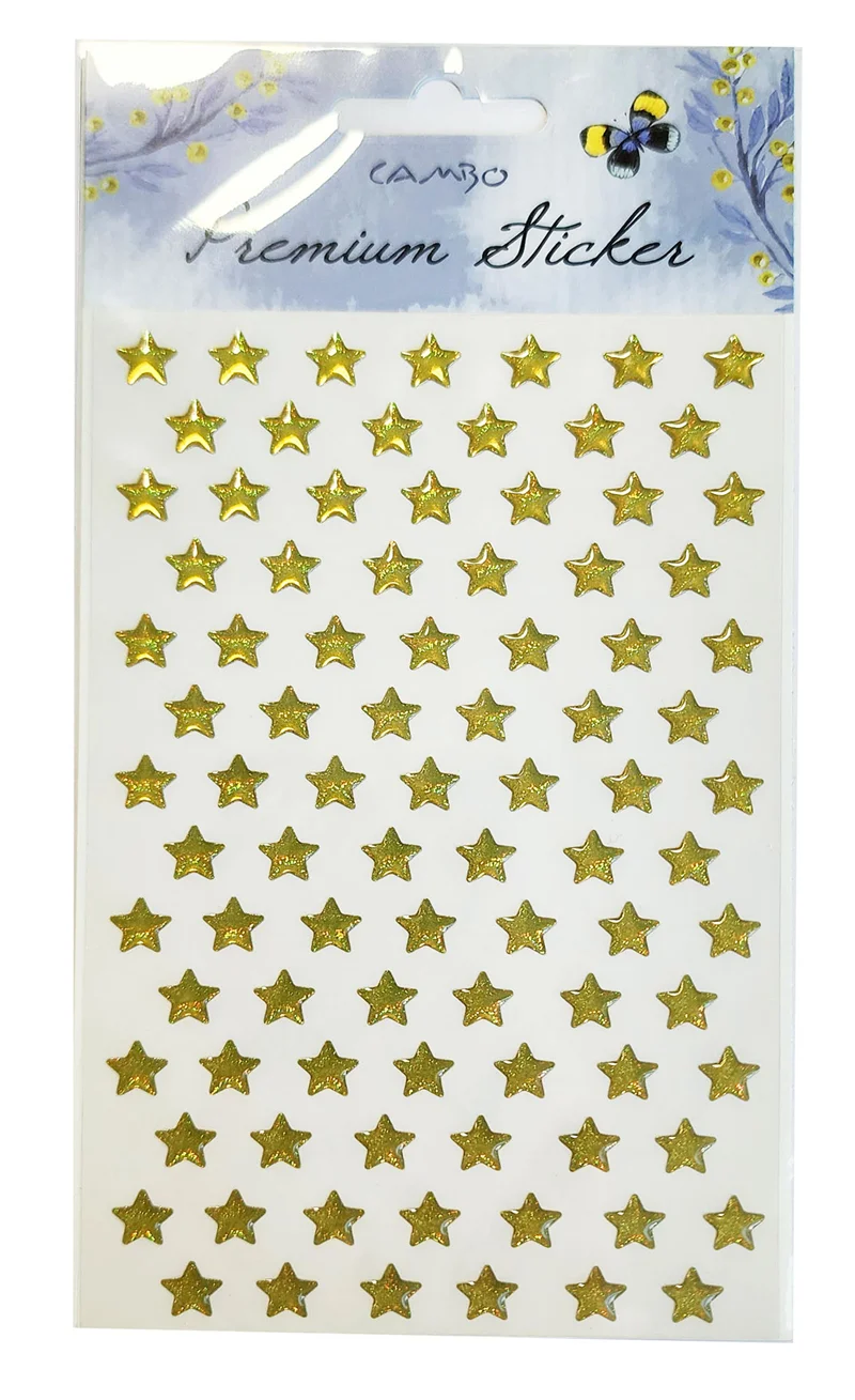 BU-BU DAMLA GOLD YILDIZ STICKER BUBU-CAS-01-049