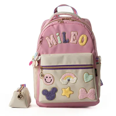 MİLEO PUFFY OKUL ÇANTASI PEMBE 2839