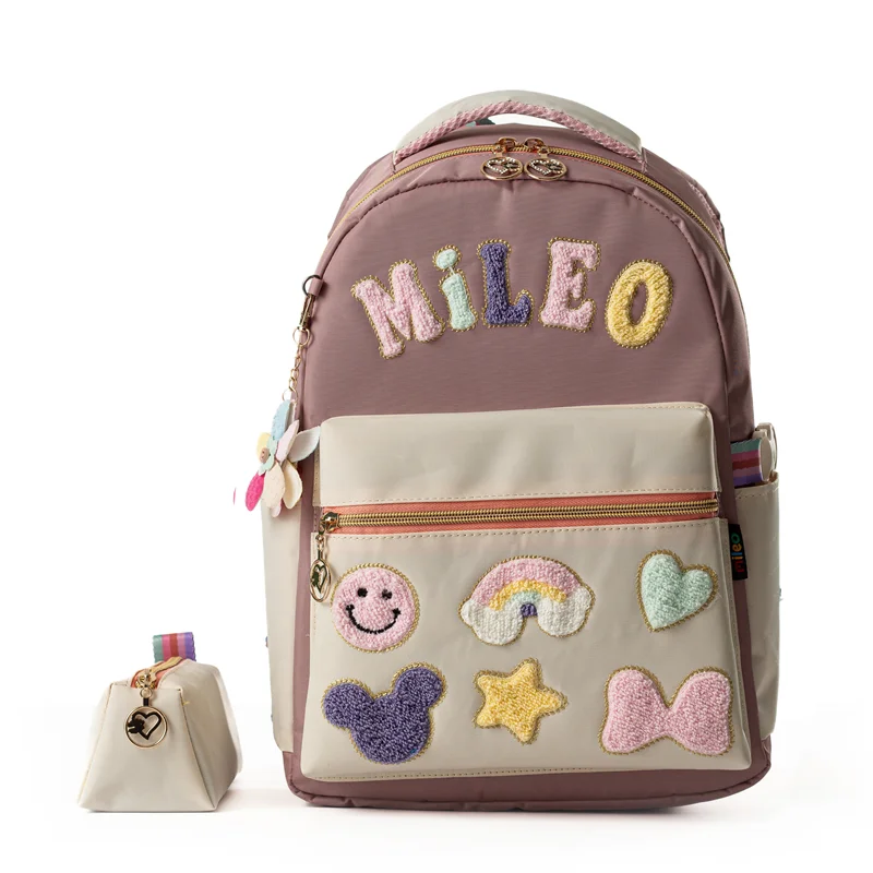 MİLEO PUFFY OKUL ÇANTASI PUDRA 2839