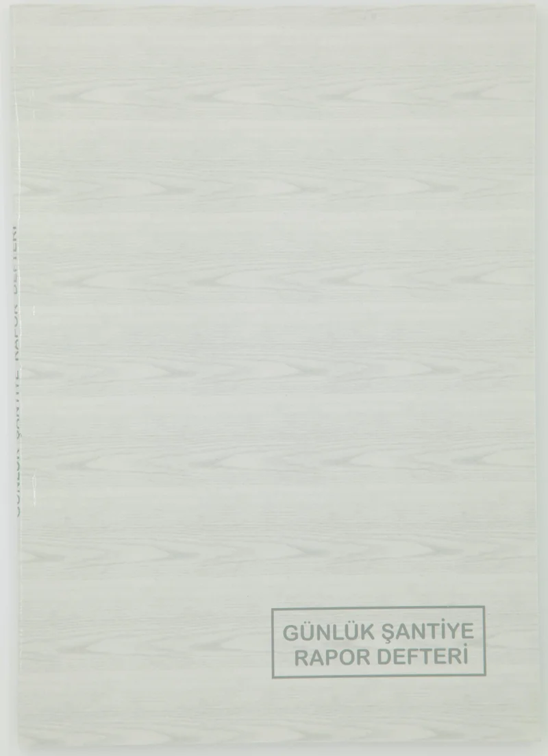 DİLMAN GÜNLÜK ŞANTİYE VE RAPOR DEFTERİ KARTON KAPAK A4 100 YP 5350