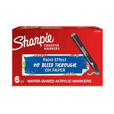 SHARPIE AKRİLİK MARKÖR YUVARLAK UÇ GÖL YEŞİLİ 2218070