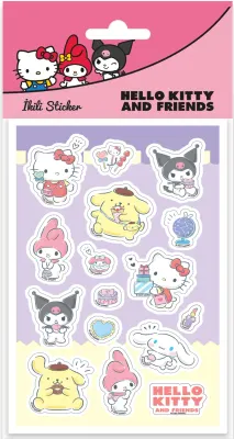KESKİN STİCKER KUŞE 2 Lİ HELLO KITTY AND FRİENDS 221400-13