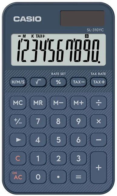 CASIO HESAP MAKİNESİ CEP TİPİ SL-310YC-NY-W-DP