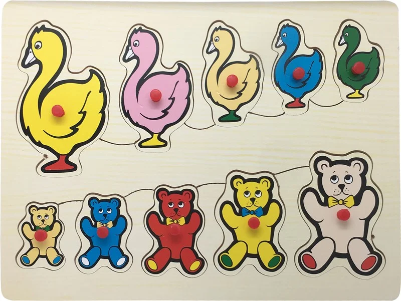 PASİF BU-BU AHŞAP PUZZLE ÖRDEK-AYI BUBU-AP0076