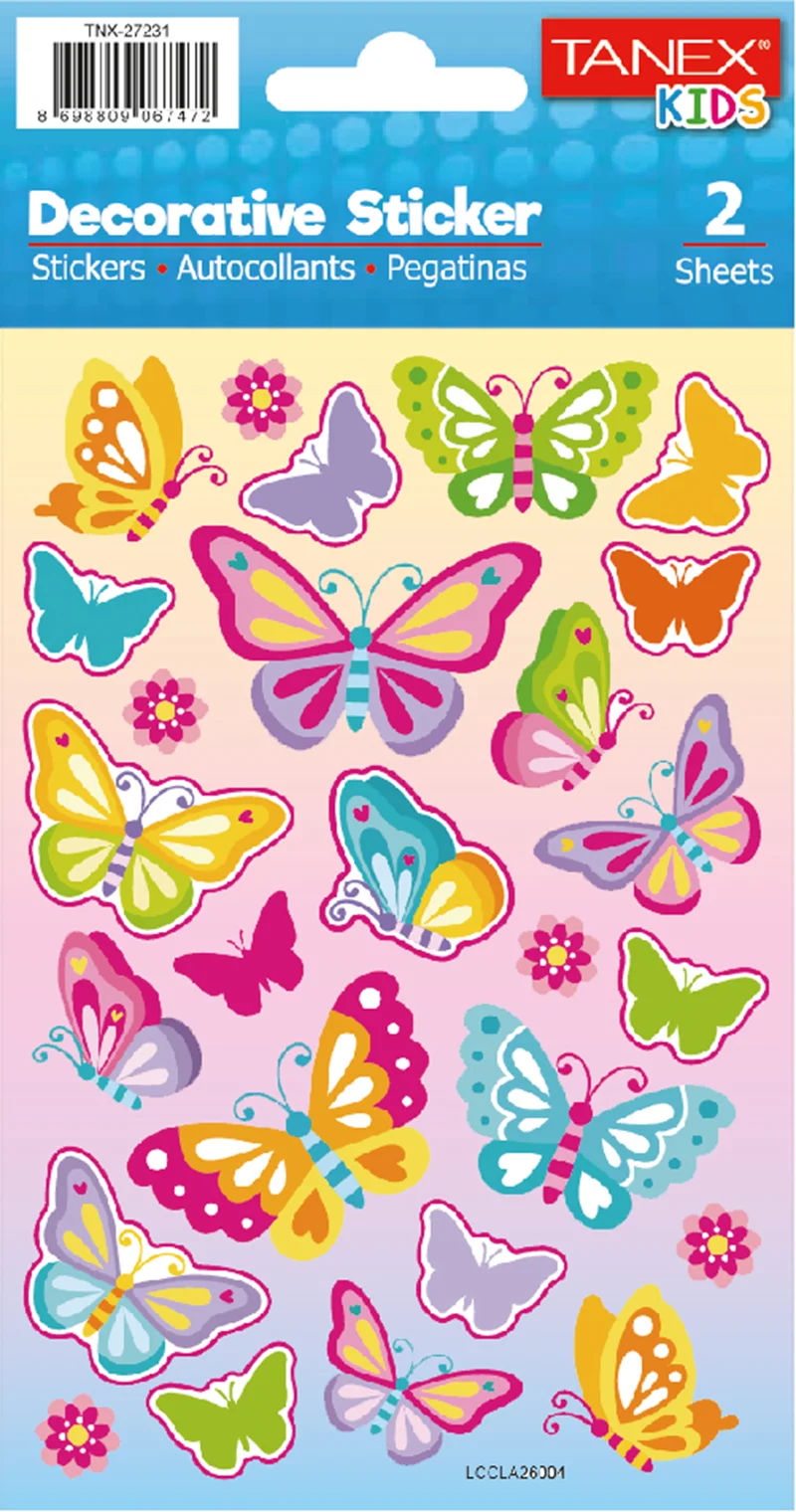 TANEX TNX-27231 PUFFY KELEBLEKLER SERİSİ 5 AD. TNX2723105