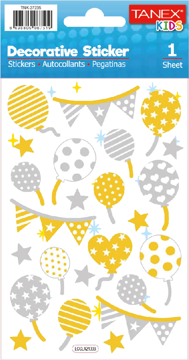 TANEX TNX-27235 PUFFY PARTİ SERİSİ 5 AD. TNX2723505