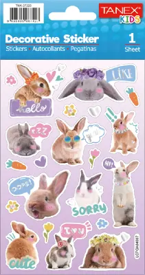 TANEX TNX-27226 PUFFY İNSTAGRAM TAVŞANLARI SERİSİ 5 AD. TNX2722605