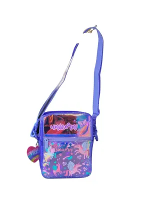 VEST OMUZ ÇANTASI UNICORN ŞEFFAF MOR VST-CN0007