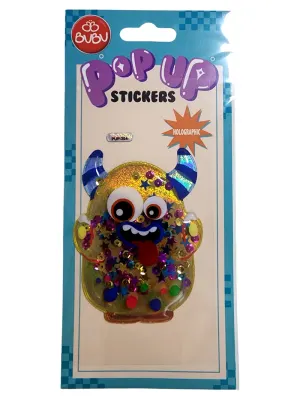 BU-BU POP UP STICKERS BOYNUZLU MİNYON 20X9 BUBU-PUP-304