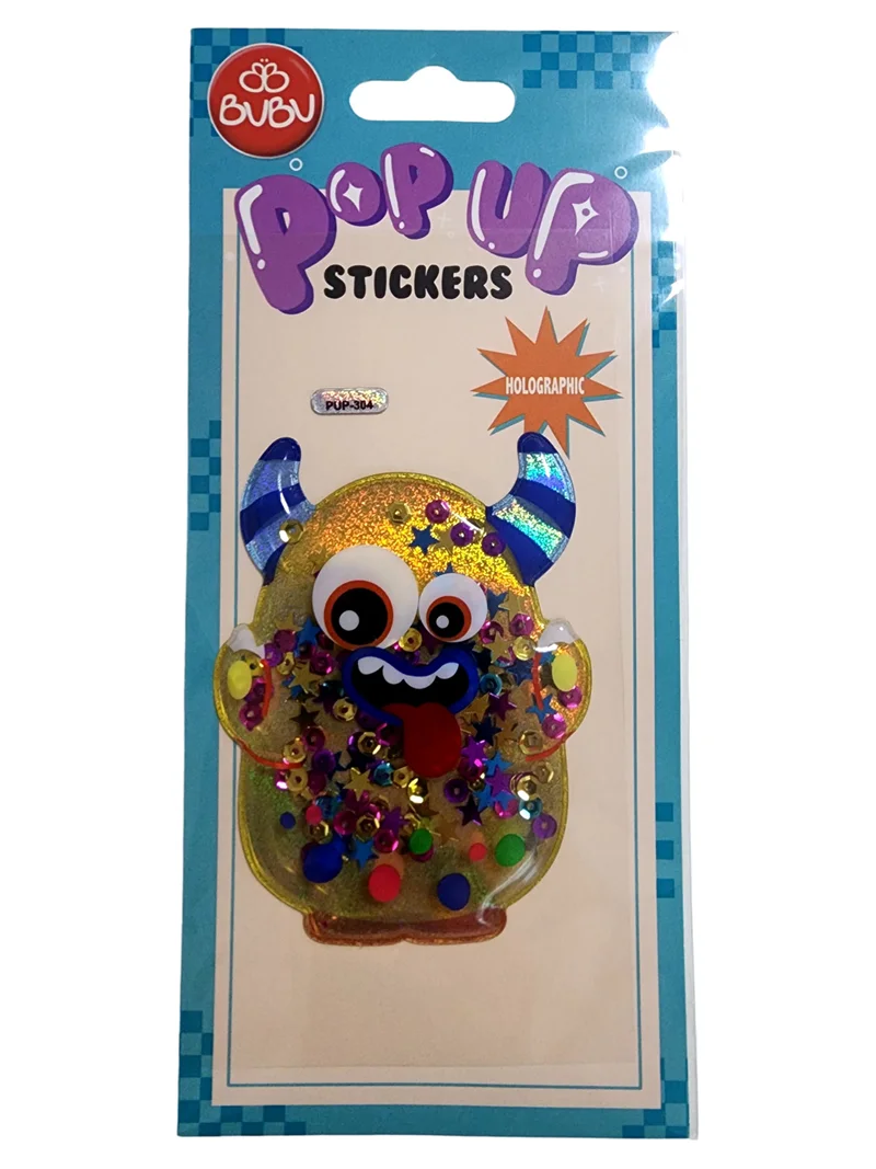 BU-BU POP UP STICKERS BOYNUZLU MİNYON 20X9 BUBU-PUP-304